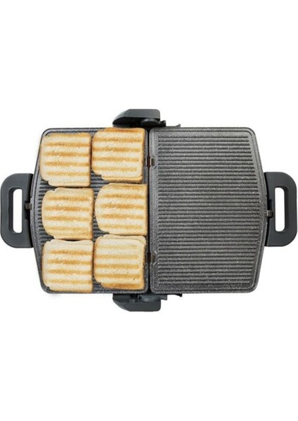 Pembe Izgara Tost Makinesi, Çift Taraflı Isıtıcı, 4000 GH26112, Ayvalık Renkli fırsatları