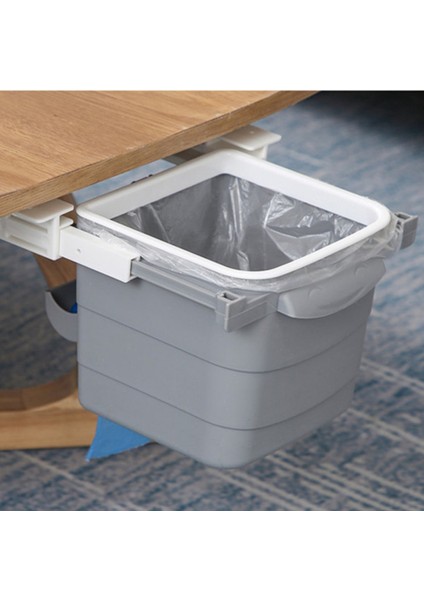Mini Masa Çöp Kovası Plastik Tezgah Altı Geri Çekilebilir Yapışkanlı Görünmez Bölme Pratik (4989) fiyatları
