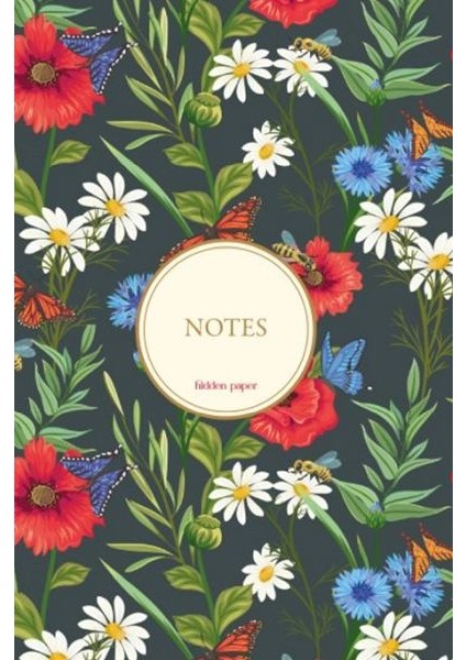 Bez Ciltli Çizgisiz Defter 5