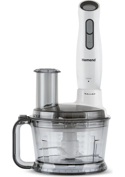 Functionall 2804H Mutfak Robotu Beyaz 1500W, Pratik ve Güçlü Mutfak Yardımcısı