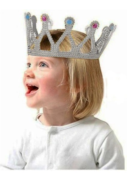 Kraliçe Tacı Gümüş Renk