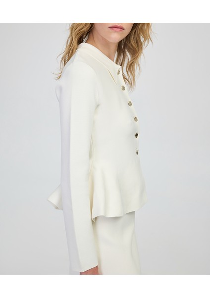 Peplum Triko Ceket IW6250005106018 fırsatları