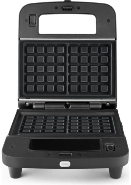 Mini Tost ve Waffle Makinesi, Siyah, Pratik ve Lezzetli Atıştırmalıklar Için modelleri