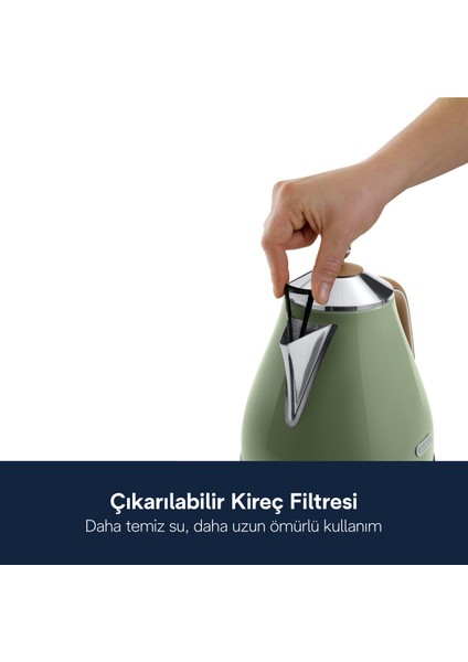 Yeşil Vintage Su Isıtıcı, Şık ve Dayanıklı Tasarım, Hızlı Isıtma Özelliği modelleri