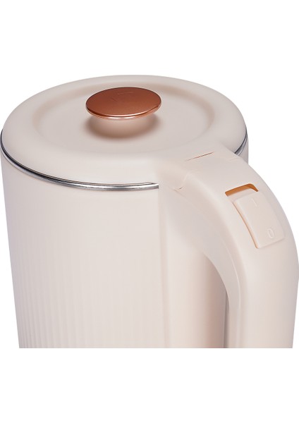 2,5l 1500W Elektrikli Su Isıtıcı Bej Renkli Güçlü ve Hızlı Isıtma