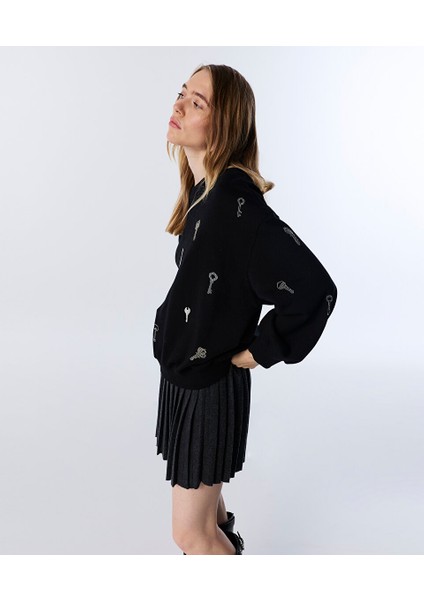 Hotfıx Baskılı Sweatshırt TW6250091057001 modelleri