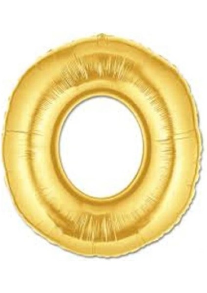 Altın Sarısı Folyo Harf Balon 1 Metre