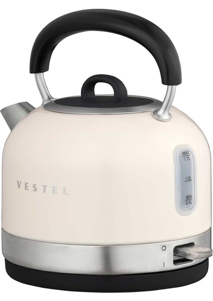 Şık Bej Retro Su Isıtıcı ile Sıcak ve Estetik Anlar Yaşayın fiyatları