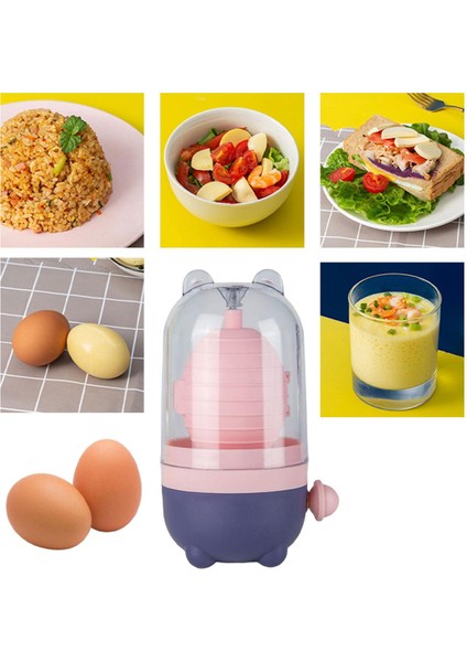 Çok Renkli Yumurta Sarısı Şekillendirici Shaker, Pratik ve Eğlenceli Kullanım