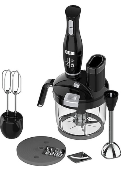 Siyah Çok Fonksiyonlu Çok Hızlı Blender - Hızlı ve Kolay Kullanım