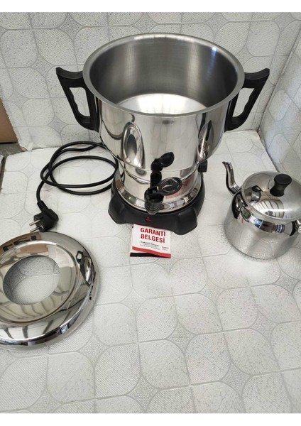 Paslanmaz Çelik Elektrikli Semaver 4.5l, Su Isıtıcı ve Çay Makinesi, Enerji Tasarruflu indirimleri