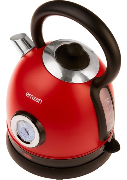 Kırmızı Renkli Modern Çay Kaynatıcı, Şık ve Kullanışlı Tasarım fırsatları