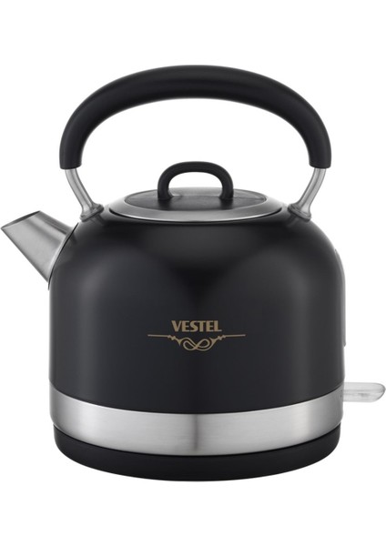 Rustik Siyah Su Isıtıcı, Şık ve Kullanışlı Ev Gereçleri