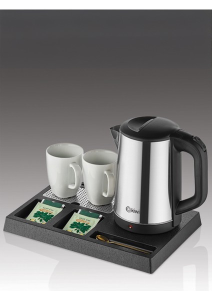 Paslanmaz Çelik Otel Tipi Kettle, Tepsili, Dayanıklı, Pratik Kullanım fiyatları