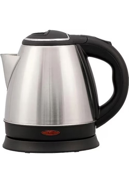 Şık 1,2 Lt Paslanmaz Çelik Su Isıtıcı Kettle, Gümüş Renk