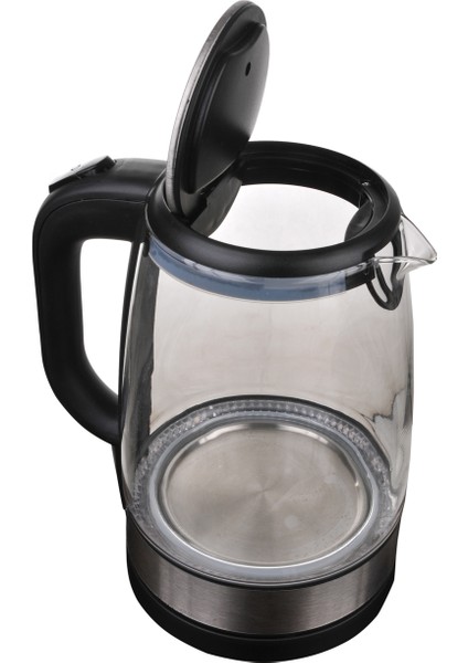 2,2 Litre Cam Kettle Beyaz, Şık ve Kullanışlı Mutfak Gereçleri fırsatları