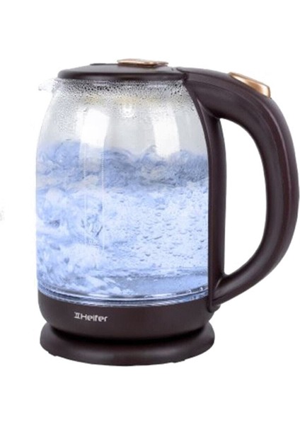 Renkli LED Işıklı Cam Kettle, Modern ve Şık Su Isıtıcı fiyatları