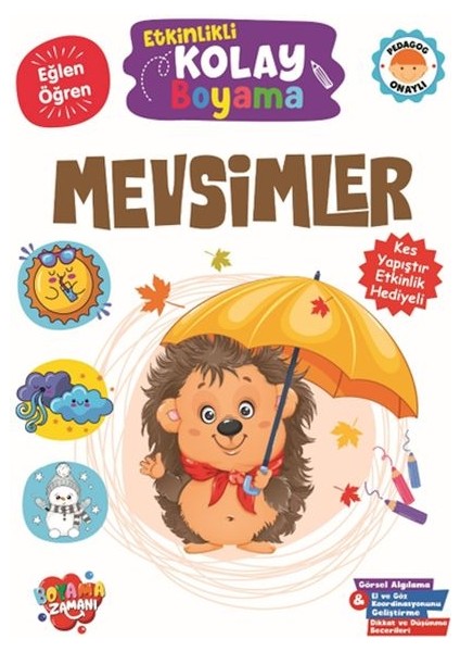 Etkinlikli Kolay Boyama -Mevsimler