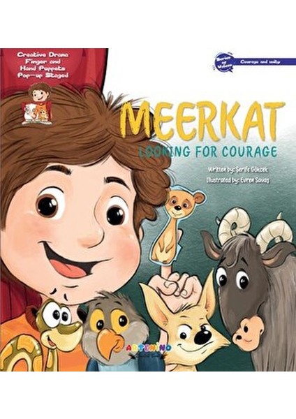 Meerkat Looking For Courage Creative Drama Finger And Hand Puppets Pop-Up Staged