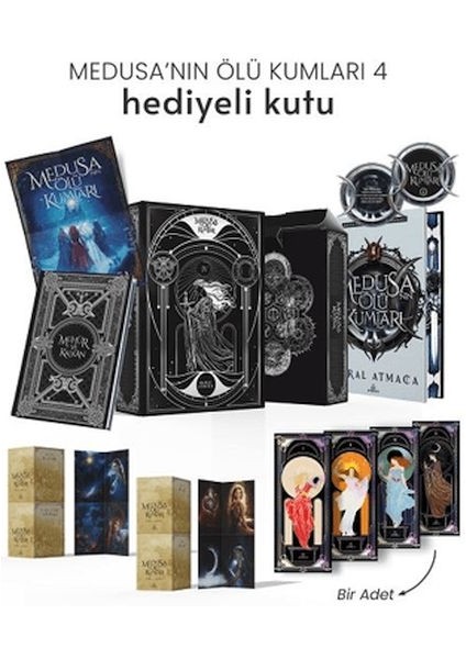Medusa'nın Ölü Kumları 4 - Hediyeli Tekli Kutu (Yan Boyamalı) (Ciltli)