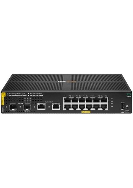 12PORT 6000 R8N89A Gıgabıt 2-Sfp 139W Poe Yönetilebilir Swıtch
