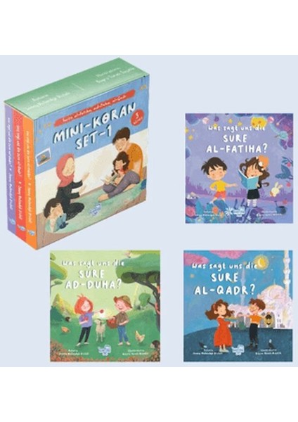 Mini Koran Set-1 Almanca Mini Meal Seti 1 (3 Kitap)