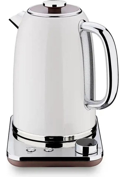 Şık Retro Dijital Elektrikli Su Isıtıcı Bej Renk, Modern ve Kullanışlı Tasarım fiyatları