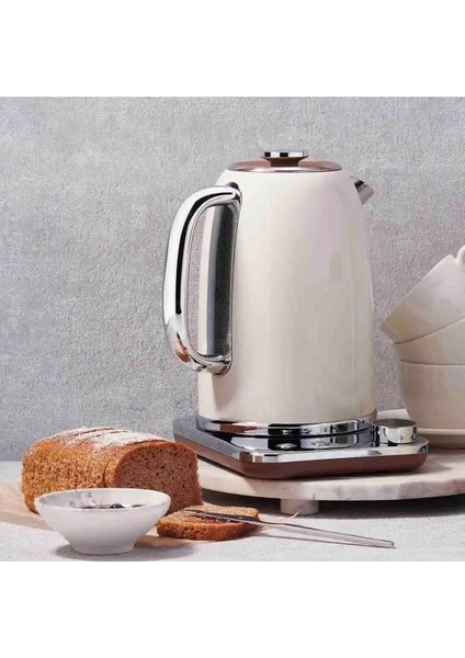 Şık Retro Dijital Elektrikli Su Isıtıcı Bej Renk, Modern ve Kullanışlı Tasarım fırsatları