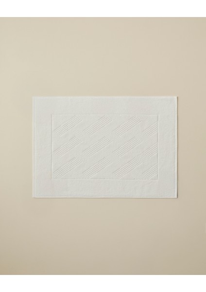 Chic Diamond Pamuk Ayak Havlusu 50X70 cm Fildişi