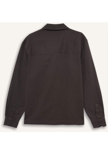 Boxy Fit Gabardin Uzun Kollu Gömlek G3184AX25AU modelleri