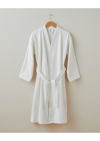 Chic Diamond Pamuk Bornoz S-M Fildişi