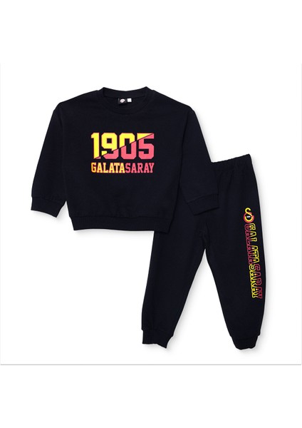Unisex Sweatshirt Iki Iplik Bisiklet Yaka Uzun Kol