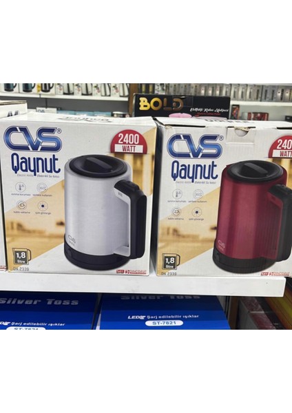 Gri Renkli Elektrikli Su Isıtıcı Dn 2339 Qaynut Kettle fiyatları