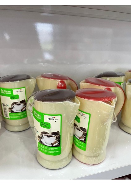 Büyük Boy Elektrikli Su Isıtıcı ve Kahve Makinesi, Çok Renkli Tasarım