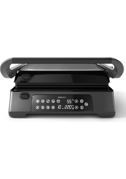 2200 W Güçlü, 8 Otomatik Program, Gıda Termometresi, Zamanlayıcı ve Yağ Haznesi