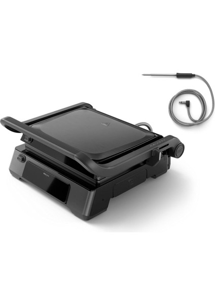 2200 W Güçlü, 8 Otomatik Program, Gıda Termometresi, Zamanlayıcı ve Yağ Haznesi indirimleri