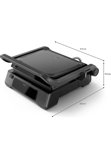 2200 W Güçlü, 8 Otomatik Program, Gıda Termometresi, Zamanlayıcı ve Yağ Haznesi