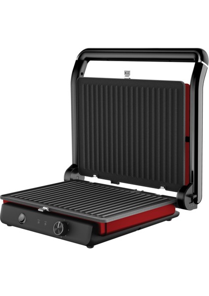 Kırmızı Tost Makinesi, Pratik ve Şık, Hızlı Isıtma, Lezzetli Tostlar Için Mükemmel indirimleri