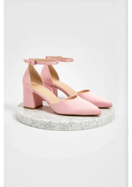 Kadın Moda Şık Klasik Kısa Düğün Nişan Gece Abiye Ayakkabı