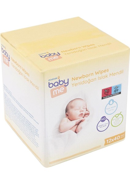 Yenidoğan Islak Mendil 12X40 Adet fiyatları