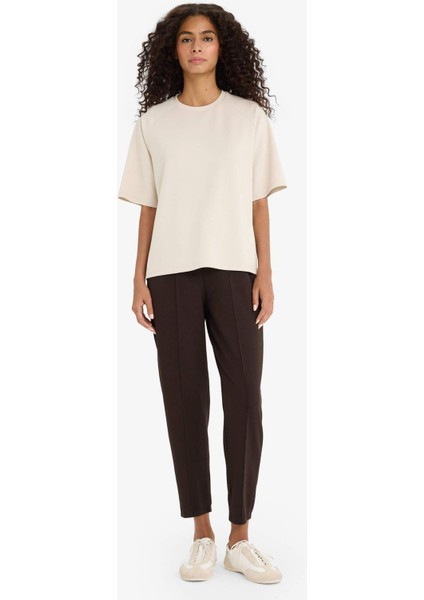 Regular Fit Beli Bağcıklı Cepli Eşofman Altı