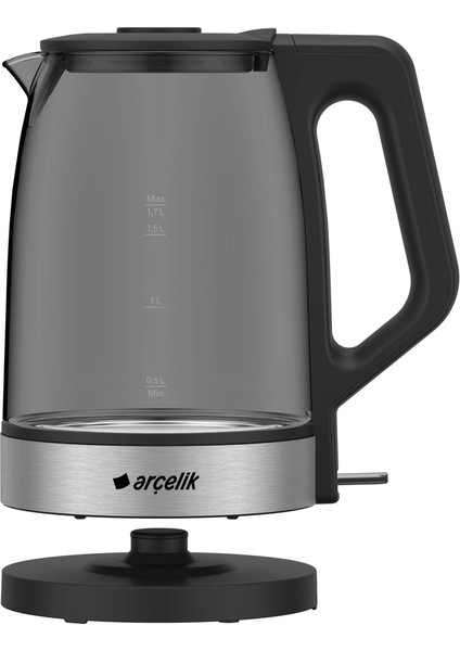 Cam Kettle, Şık Tasarım, Dayanıklı Inox Gövde, Pratik Kullanımlı, Yüksek Kalite