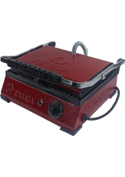 Kırmızı Tost Makinesi, Pratik ve Şık Tasarım, Hızlı Isıtma, Kolay Temizlik