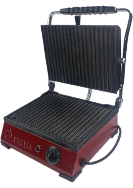 Kırmızı Tost Makinesi, Pratik ve Şık Tasarım, Hızlı Isıtma, Kolay Temizlik