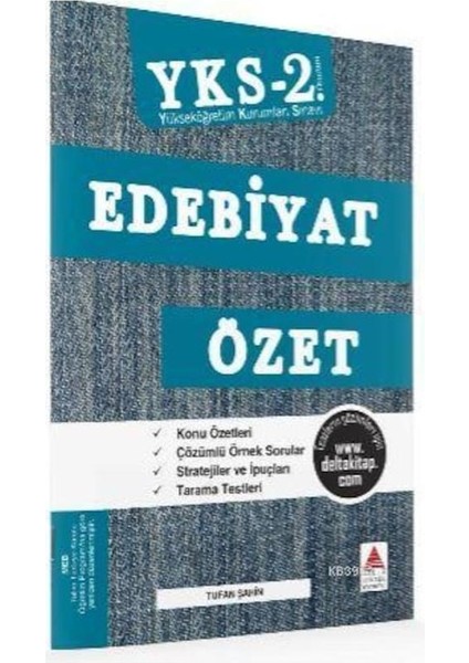 Delta Kültür Yks 2. Oturum Edebiyat Özet