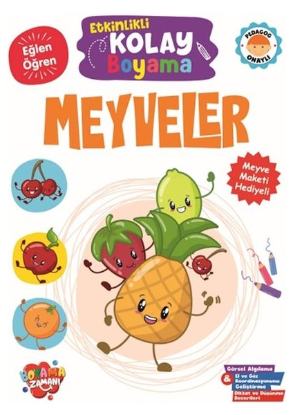 Etkinlikli Kolay Boyama -Meyveler