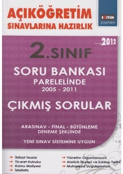 2. Sınıf Açıköğretim Sınavlarına Hazırlık