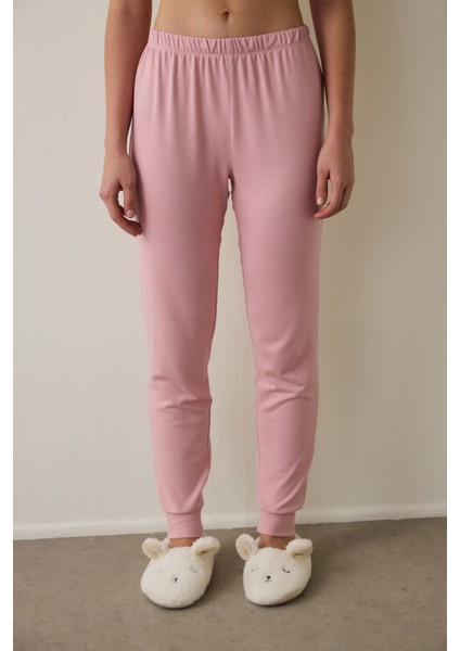 Pembe Tea Party Pijama Altı