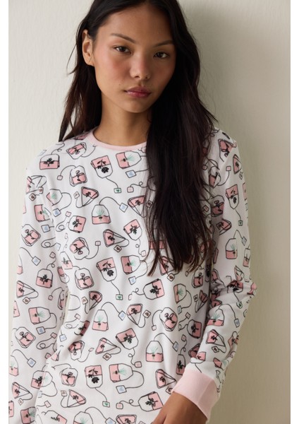 Tea Party Uzun Kollu Pijama Takımı fiyatları