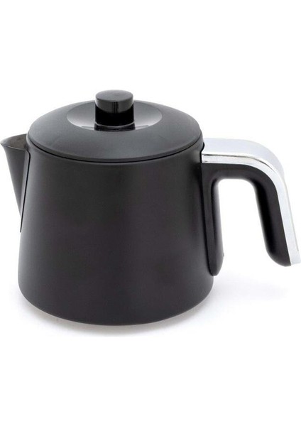 Şık Siyah Çelik Çaydanlık - 1000 Ml, Dayanıklı ve Estetik Tasarım fiyatları